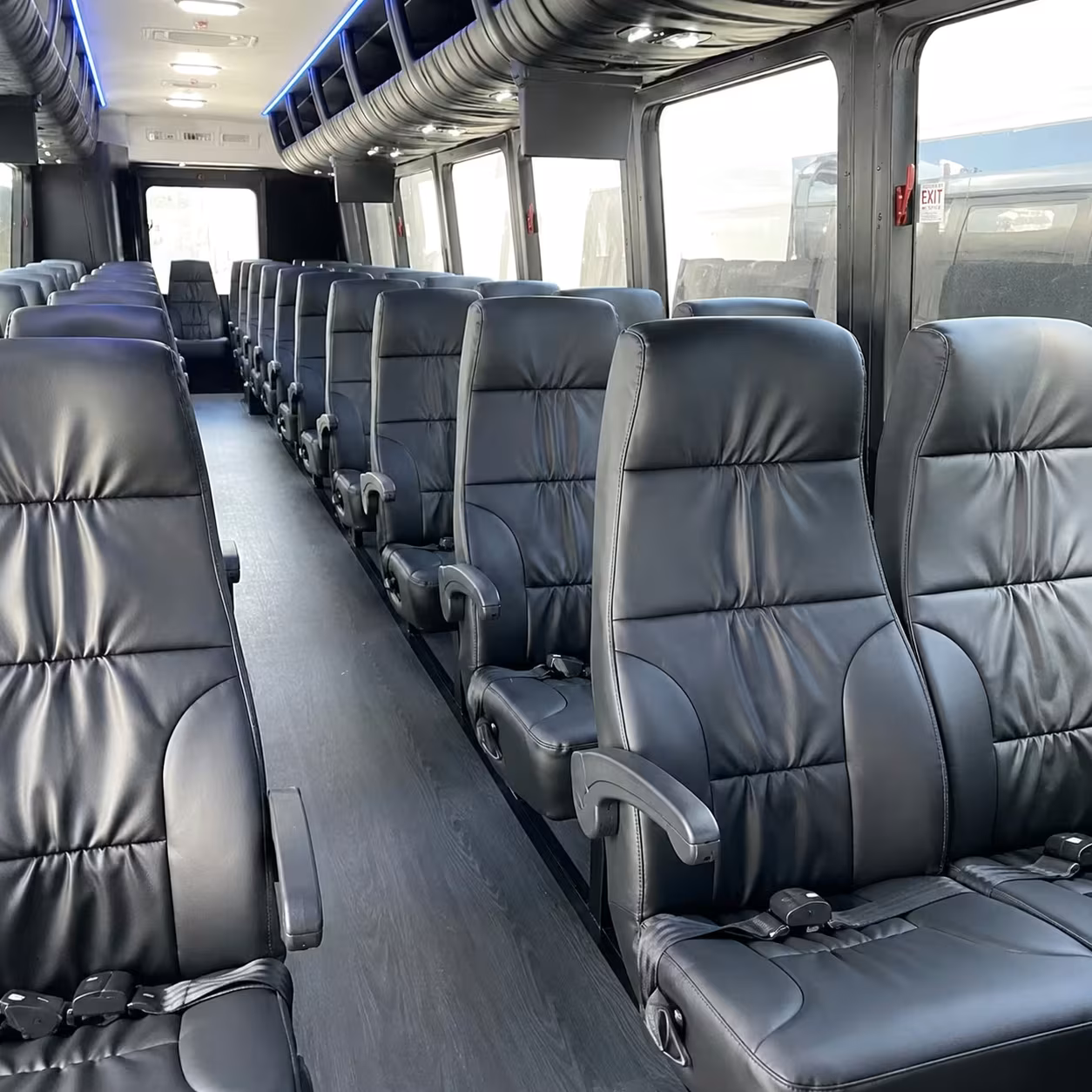 30 passenger minibus inside