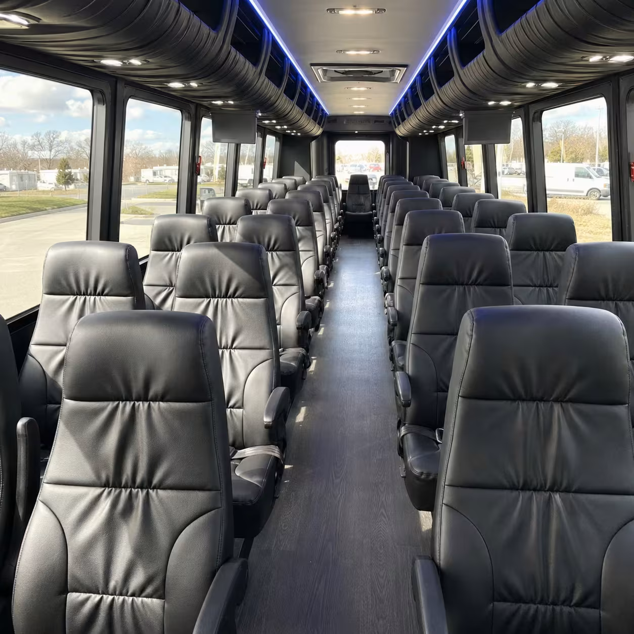 30 passenger minibus interior
