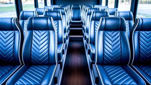 clarksville 15 passenger minibus inside