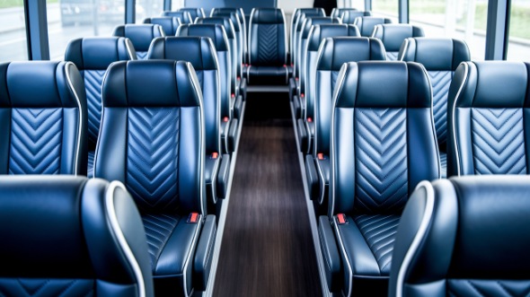 clarksville 18 passenger minibus inside