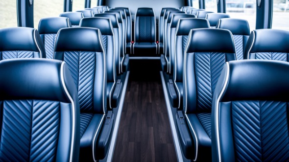 clarksville 20 passenger minibus inside