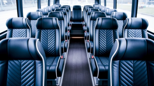 clarksville 25 passenger minibus inside