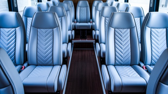 clarksville 30 passenger minibus inside
