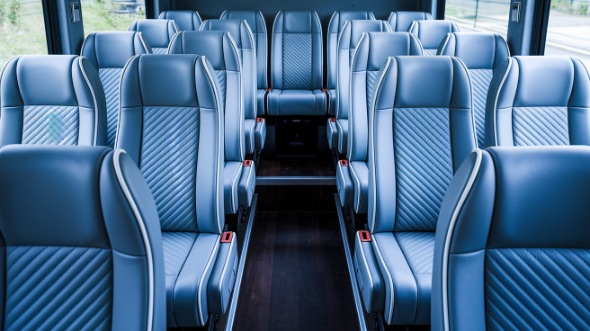 clarksville 35 passenger minibus inside
