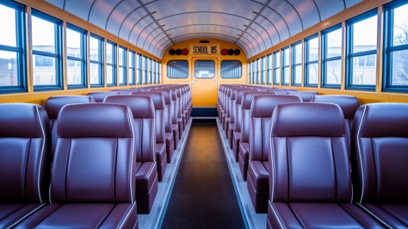 clarksville school bus rental inside