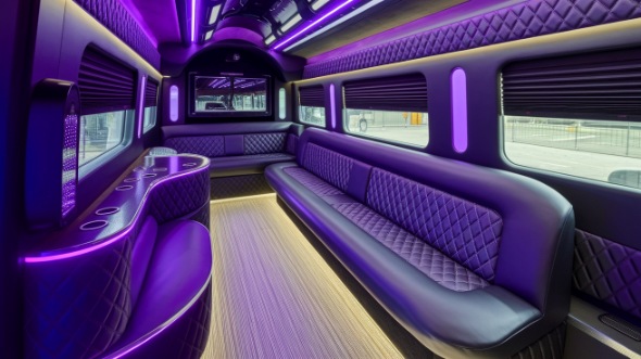 sprinter limo rental interior clarksville